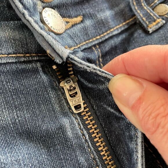 Paige Denim Hidden Hills Stream Bootleg Crop 28 - Picture 6 of 12